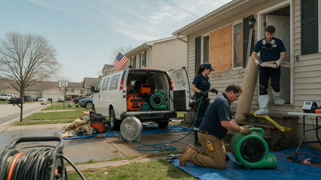 Water Damage Restoration in Aurora, IL near me
